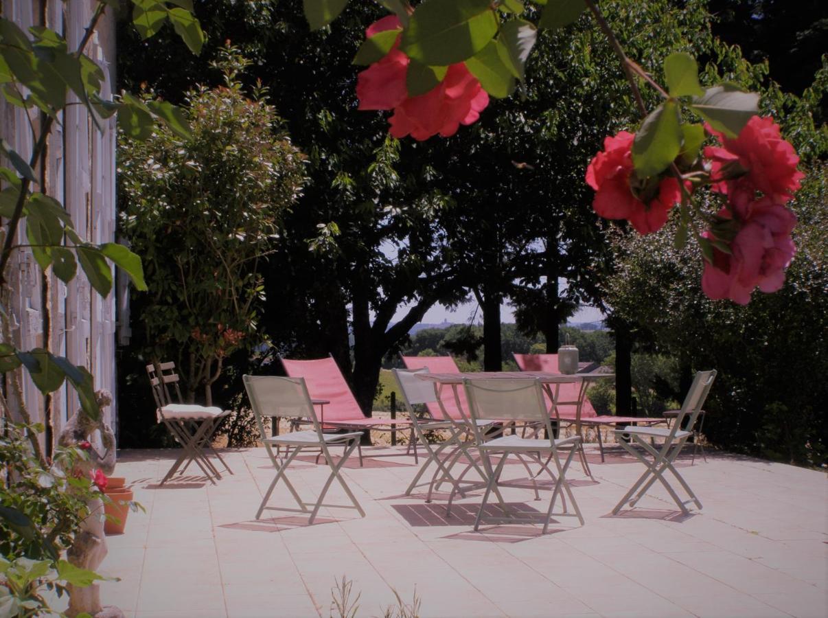 La Chartreuse Bed & Breakfast Larroque-Engalin ภายนอก รูปภาพ